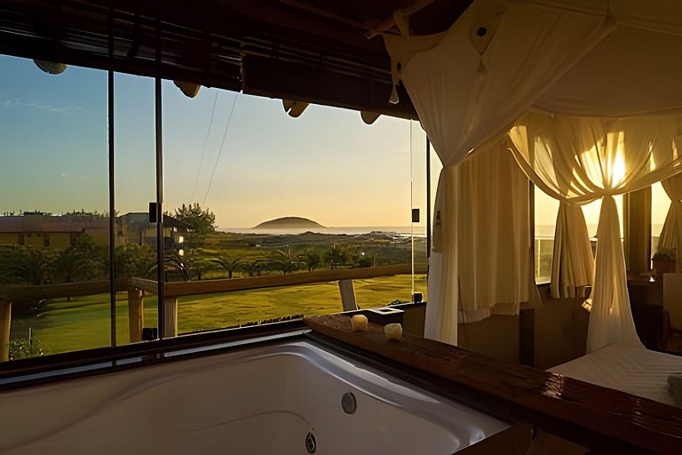 Studio Na Praia - Bangalô frente mar