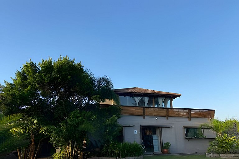 Casa NA PRAIA Beira Mar Barra Ibiraquera Studio+Terreo