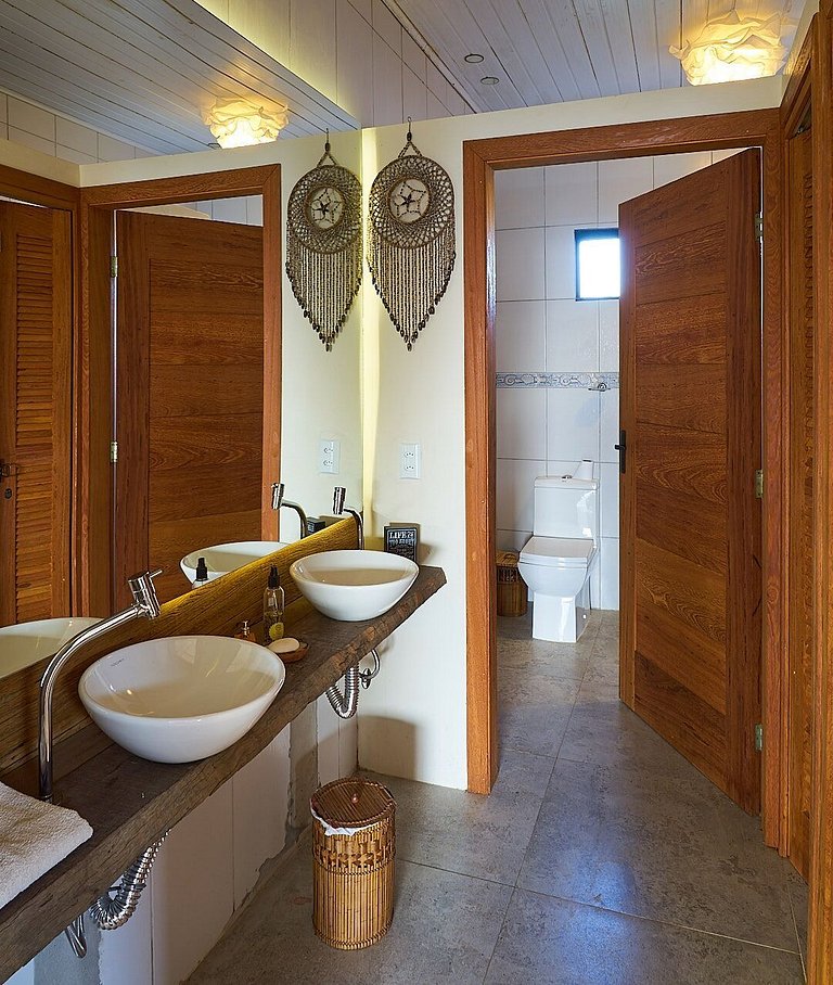 Casa NA PRAIA Beira Mar Barra Ibiraquera Studio+Terreo