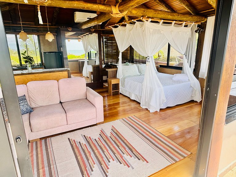 Studio Na Praia - Bangalô frente mar