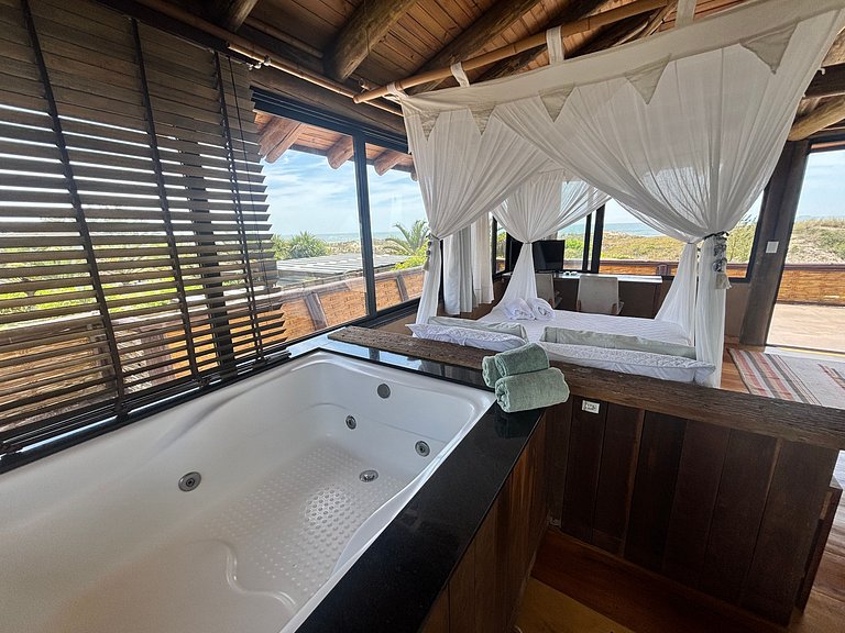 Studio Na Praia - Bangalô frente mar