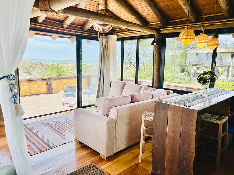 Studio Na Praia - Bangalô frente mar