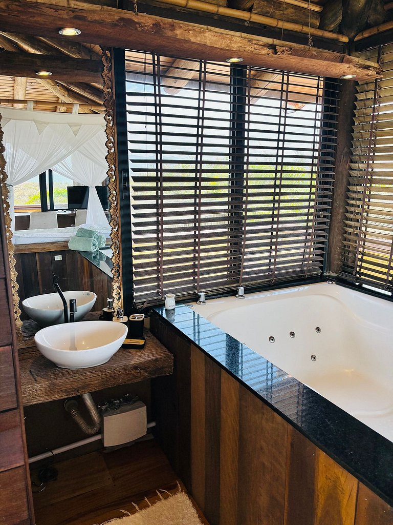 Studio Na Praia - Bangalô frente mar