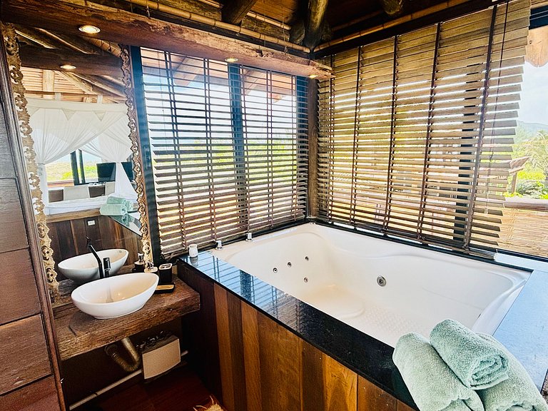 Casa NA PRAIA Beira Mar Barra Ibiraquera Studio+Terreo