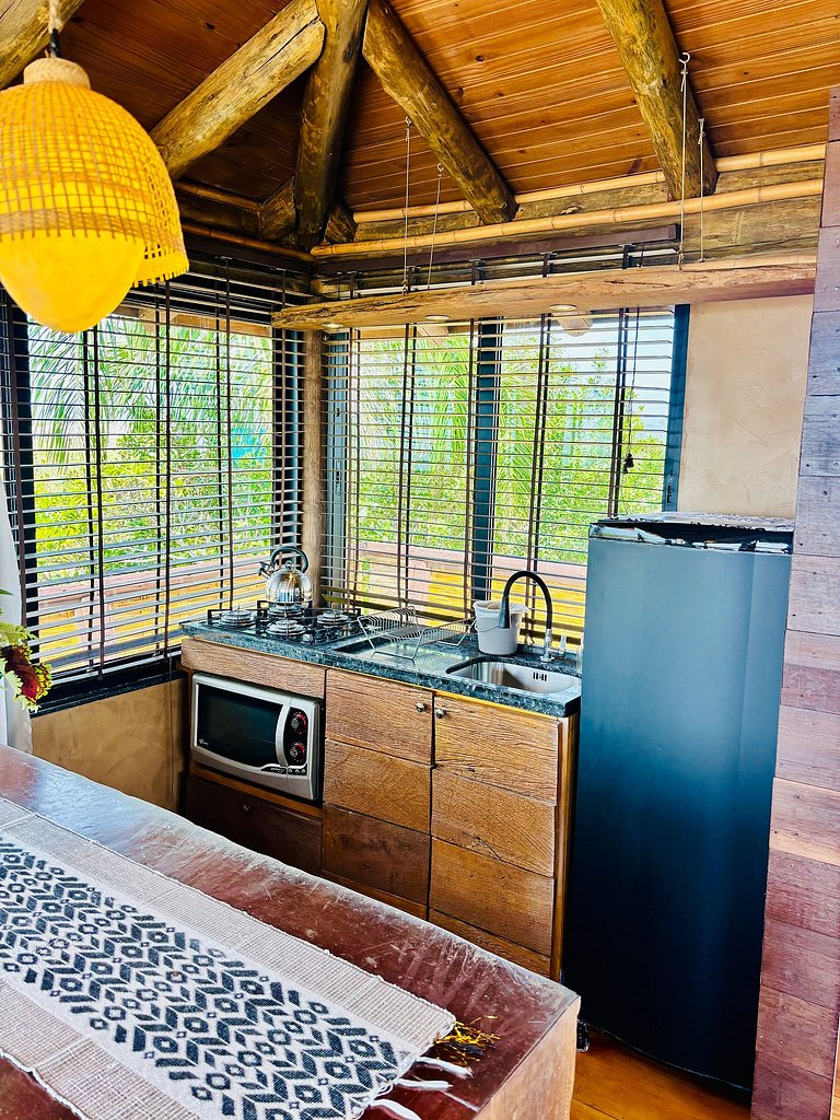 Casa NA PRAIA Beira Mar Barra Ibiraquera Studio+Terreo